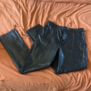 Abercrombie leather pants